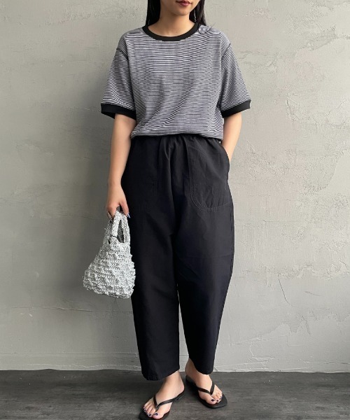DANTON（ダントン）の「[DANTON/ダントン] コットンリネンイージーパンツ（その他パンツ・レディース・ブラック/オリーブ/ブラック系その他/キナリ・36）」の20枚目の写真
