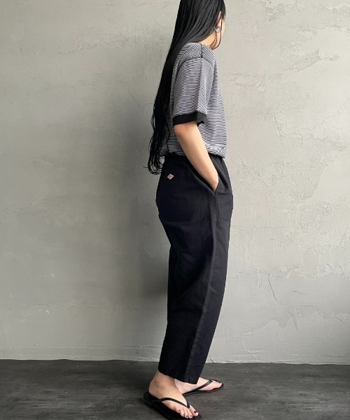 DANTON（ダントン）の「[DANTON/ダントン] コットンリネンイージーパンツ（その他パンツ・レディース・ブラック/オリーブ/ブラック系その他/キナリ・36）」の21枚目の写真