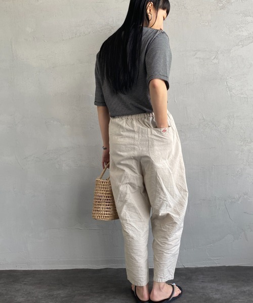 DANTON（ダントン）の「[DANTON/ダントン] コットンリネンイージーパンツ（その他パンツ・レディース・ブラック/オリーブ/ブラック系その他/キナリ・36）」の14枚目の写真