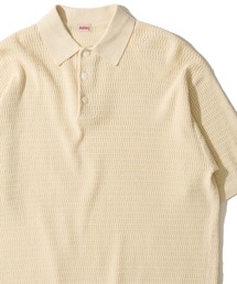 【Healthknit】Polo Collar S/S Knit / ニットポロシャツ