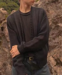 CELENA BEATS（セレナビーツ）の「ブレード編み Vネック ルーズ カーディガン（カーディガン/ボレロ）」