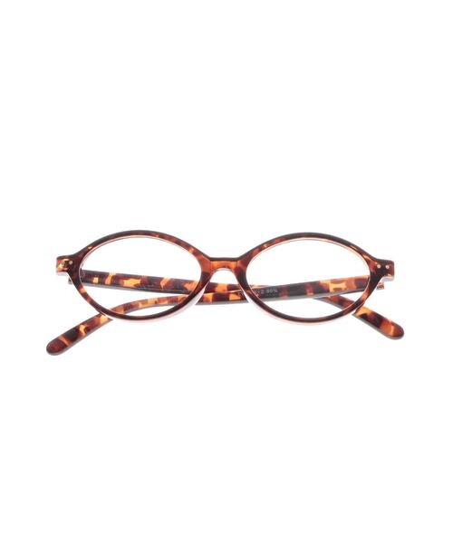 Ungrid(アングリッド)の「オーバル伊達メガネ(メガネ・レディース・ブラウン・FREE)」の6枚目の写真