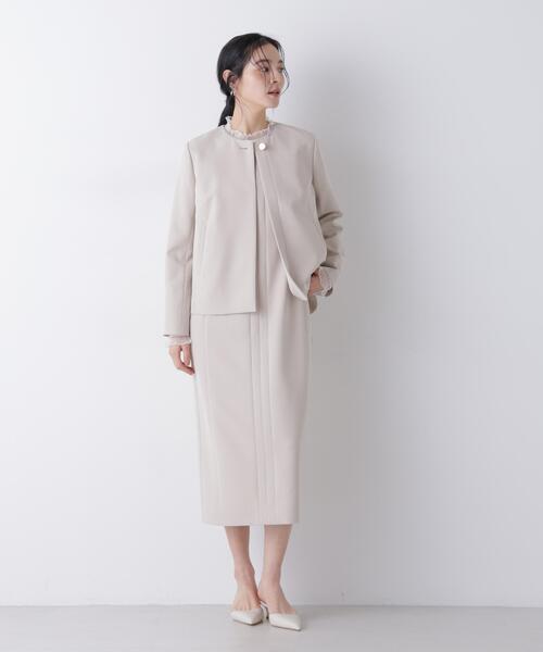 デイリーファンクション ノーカラージャケット(セットアップ可)（ノー