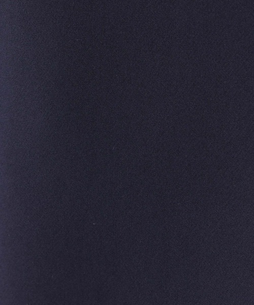 NANO universe（ナノユニバース）の「デイリーファンクション ノーカラージャケット(セットアップ可)（ノーカラージャケット・レディース・ダークネイビー/アイボリー・M/S）」の3枚目の写真