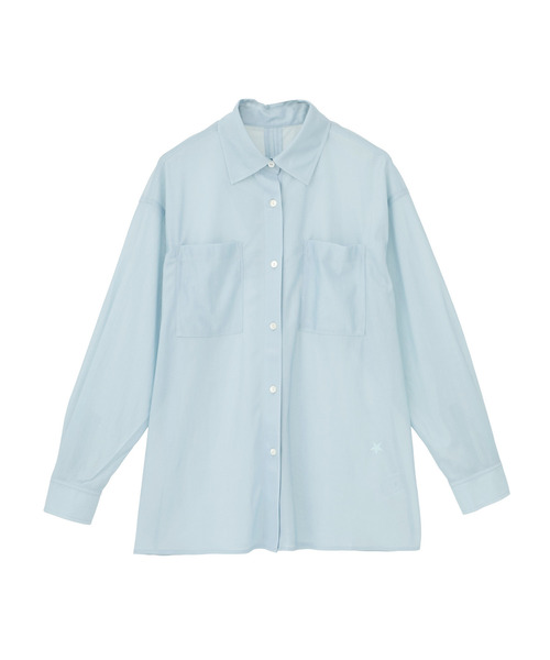 CONVERSE TOKYO（コンバーストウキョウ）の「STAR★ PATCH GLITTER SHEER SHIRT（シャツ/ブラウス・レディース・アイボリー/ブルー/ネイビー/ピンク・FREE）」の6枚目の写真