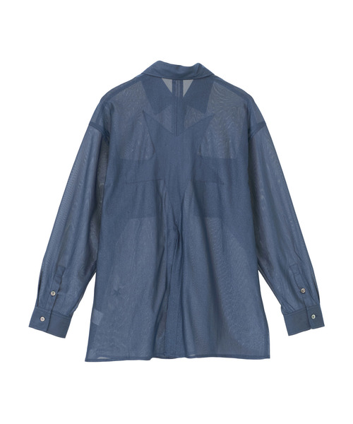 CONVERSE TOKYO（コンバーストウキョウ）の「STAR★ PATCH GLITTER SHEER SHIRT（シャツ/ブラウス・レディース・アイボリー/ブルー/ネイビー/ピンク・FREE）」の8枚目の写真