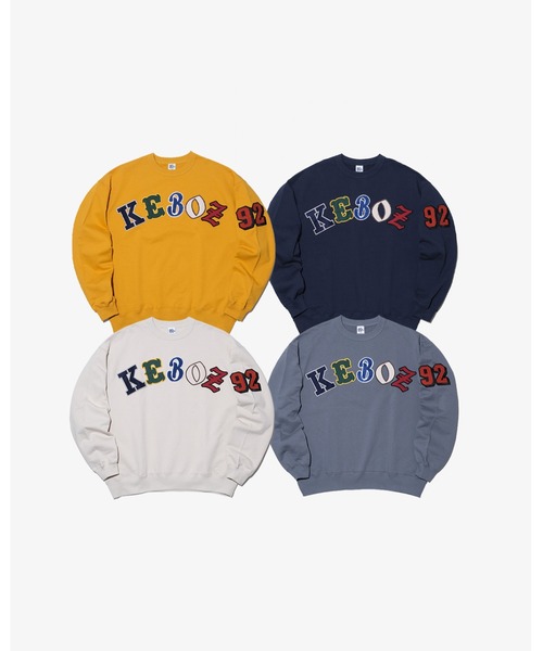 KEBOZ（ケボズ）の「SMR SWEAT CREWNECK（スウェット・メンズ・イエロー/チャコールグレー/クリーム/ネイビー・XL/L/M/S/2XL）」の13枚目の写真