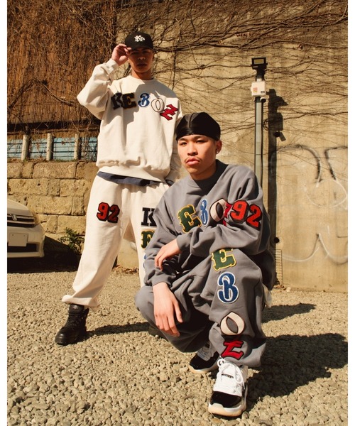 KEBOZ（ケボズ）の「SMR SWEAT CREWNECK（スウェット・メンズ・イエロー/チャコールグレー/クリーム/ネイビー・XL/L/M/S/2XL）」の12枚目の写真