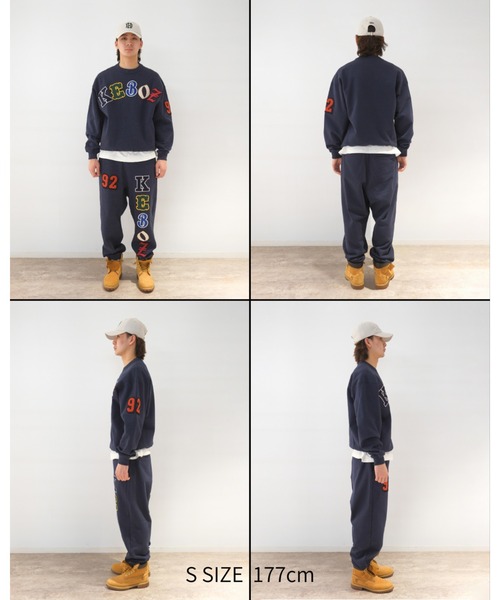 KEBOZ（ケボズ）の「SMR SWEAT CREWNECK（スウェット・メンズ・イエロー/チャコールグレー/クリーム/ネイビー・XL/L/M/S/2XL）」の5枚目の写真