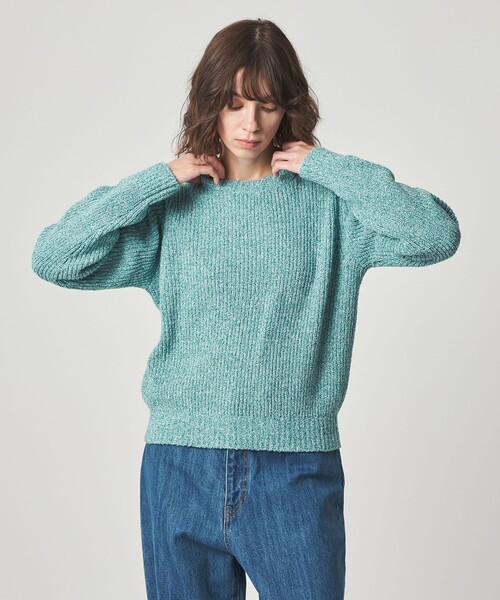 Steven Alan＞ブークレヤーン ニット プルオーバー（ニット/セーター