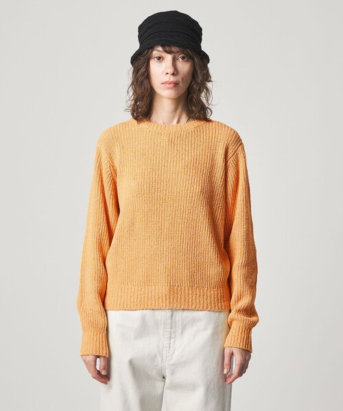 Steven Alan(スティーブンアラン)の「<Steven Alan>ブークレヤーン ニット プルオーバー(ニット/セーター・レディース・ターコイズブルー/イエロー・FREE)」の8枚目の写真
