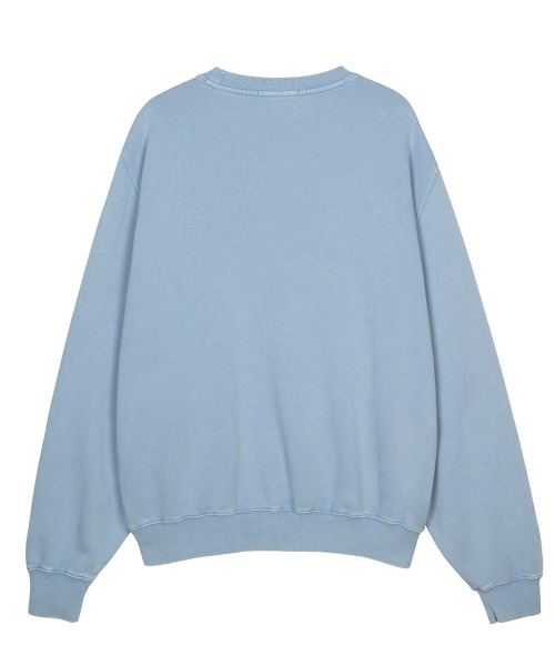FDR(エフディーアール)の「Pigment Washed Disk Logo Crewneck Blue(スウェット・メンズ・その他・M/L/S)」の2枚目の写真