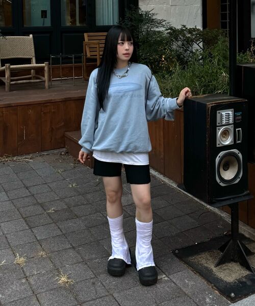 FDR(エフディーアール)の「Pigment Washed Disk Logo Crewneck Blue(スウェット・メンズ・その他・M/L/S)」の8枚目の写真