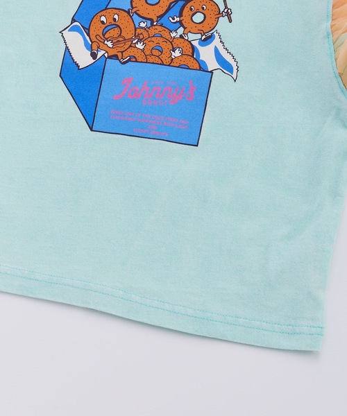 Ocean&Ground(オーシャン&グラウンド)の「ヴィンテージフェードフリルTシャツ(Tシャツ/カットソー・キッズ・ミント/ホワイト/ブラック・90/95/100/110/120/80)」の13枚目の写真