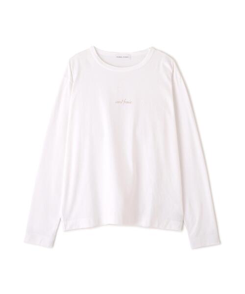 human woman(ヒューマンウーマン)の「◆ロゴ長袖Tシャツ(Tシャツ/カットソー・レディース・ホワイト/ベージュ系その他2・MEDIUM)」の11枚目の写真