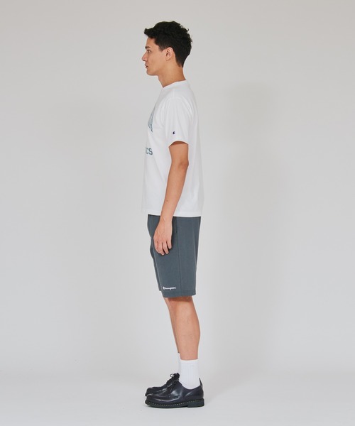 Champion(チャンピオン)の「【Champion/チャンピオン】メンズ ベーシック ショートスリーブTシャツ(Tシャツ/カットソー・メンズ・グレー/ブラック系その他/グリーン系その他3/ダークブルー/ホワイト×グリーン/ホワイト×ブルー・X-LARGE/LARGE/MEDIUM/SMALL)」の11枚目の写真