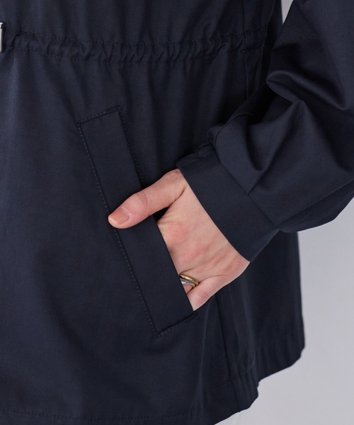 VIS(ビス)の「ウエストマークナイロンジャケット(ナイロンジャケット・レディース・オフホワイト/ピンク/ベージュ/ネイビー・FREE)」の6枚目の写真