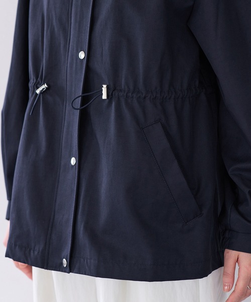 VIS(ビス)の「ウエストマークナイロンジャケット(ナイロンジャケット・レディース・オフホワイト/ピンク/ベージュ/ネイビー・FREE)」の7枚目の写真