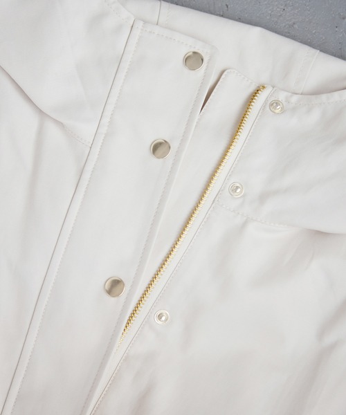 VIS(ビス)の「ウエストマークナイロンジャケット(ナイロンジャケット・レディース・オフホワイト/ピンク/ベージュ/ネイビー・FREE)」の10枚目の写真