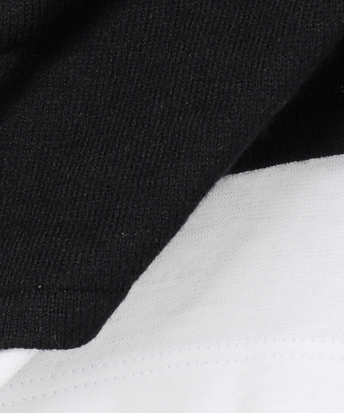 JOURNAL STANDARD relume（ジャーナルスタンダード　レリューム）の「《WEB限定追加4》［2枚セット］3WAYレイヤードニットプルオーバー（ニット/セーター・レディース・ブラック/グレー・FREE）」の21枚目の写真