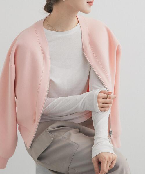 URBAN RESEARCH DOORS（アーバンリサーチドアーズ）の「リネン混シアーロングスリーブTシャツ（Tシャツ/カットソー・レディース・オフホワイト/ホワイト系その他・FREE）」の3枚目の写真