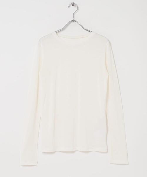 URBAN RESEARCH DOORS（アーバンリサーチドアーズ）の「リネン混シアーロングスリーブTシャツ（Tシャツ/カットソー・レディース・オフホワイト/ホワイト系その他・FREE）」の6枚目の写真