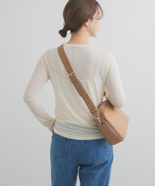 URBAN RESEARCH DOORS（アーバンリサーチドアーズ）の「リネン混シアーロングスリーブTシャツ（Tシャツ/カットソー・レディース・オフホワイト/ホワイト系その他・FREE）」の13枚目の写真