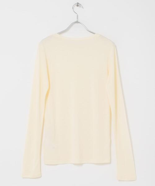 URBAN RESEARCH DOORS（アーバンリサーチドアーズ）の「リネン混シアーロングスリーブTシャツ（Tシャツ/カットソー・レディース・オフホワイト/ホワイト系その他・FREE）」の22枚目の写真