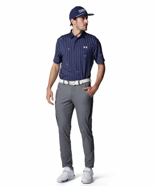 UNDER ARMOUR(アンダーアーマー)の「UAプレーオフ3.0 プリント ポロ(ゴルフ/メンズ)(ポロシャツ・メンズ・ブルー系・M/2XL/3XL/L/XL)」の3枚目の写真
