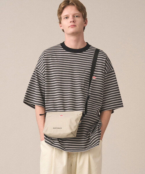 DANTON（ダントン）の「DANTON | コーデュラナイロン ショルダーバッグ MONTSOURIS UNISEX（ショルダーバッグ・レディース・ブラック/オレンジ/ダークグレー/グレイッシュベージュ・-）」の9枚目の写真