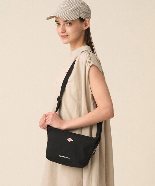 DANTON（ダントン）の「DANTON | コーデュラナイロン ショルダーバッグ MONTSOURIS UNISEX（ショルダーバッグ・レディース・ブラック/オレンジ/ダークグレー/グレイッシュベージュ・-）」の6枚目の写真