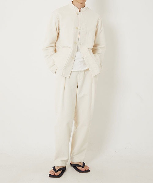 BLUE BLUE JAPAN(ブルーブルージャパン)の「ユキザラシサシコ トラウザース(スラックス・メンズ・ナチュラル・M/L/XL/S)」の8枚目の写真
