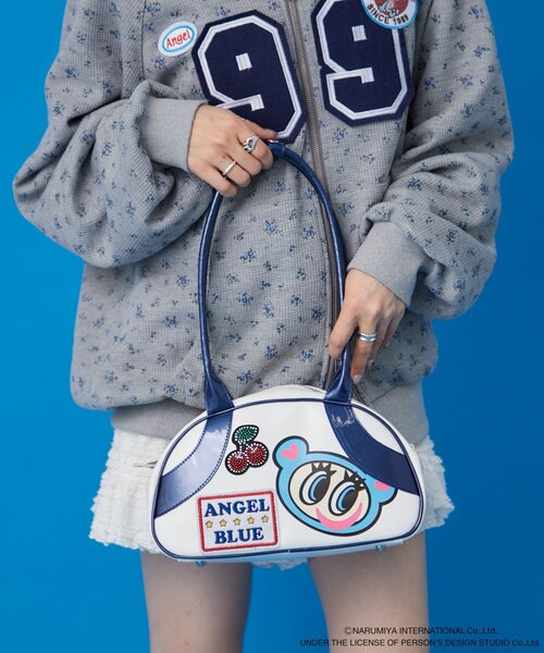 w closet（ダブルクローゼット）の「【ANGEL BLUE】ナカムラくんボストンバッグ（ボストンバッグ・レディース・ピンク/サックスブルー・FREE）」の15枚目の写真