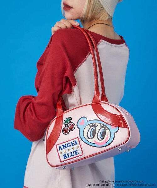 w closet（ダブルクローゼット）の「【ANGEL BLUE】ナカムラくんボストンバッグ（ボストンバッグ・レディース・ピンク/サックスブルー・FREE）」の8枚目の写真