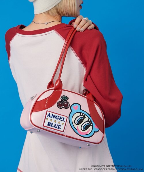 w closet（ダブルクローゼット）の「【ANGEL BLUE】ナカムラくんボストンバッグ（ボストンバッグ・レディース・ピンク/サックスブルー・FREE）」の9枚目の写真