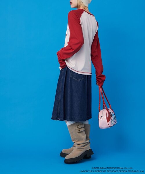 w closet（ダブルクローゼット）の「【ANGEL BLUE】ナカムラくんボストンバッグ（ボストンバッグ・レディース・ピンク/サックスブルー・FREE）」の11枚目の写真