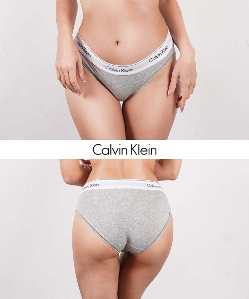 Calvin Klein(カルバン・クライン)の「Calvin Klein カルバンクライン ICON COTTON MODAL BIKINI レディース ショーツ(ショーツ・レディース・ブラック/グレー・SMALL/MEDIUM/LARGE/X-SMALL/X-LARGE)」の11枚目の写真