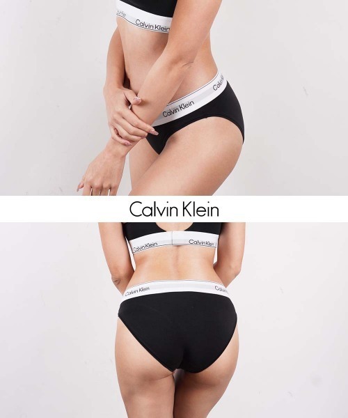 Calvin Klein(カルバン・クライン)の「Calvin Klein カルバンクライン ICON COTTON MODAL BIKINI レディース ショーツ(ショーツ・レディース・ブラック/グレー・SMALL/MEDIUM/LARGE/X-SMALL/X-LARGE)」の6枚目の写真