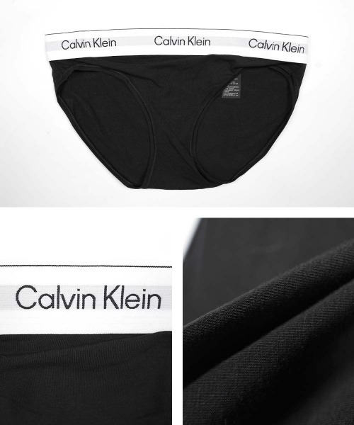 Calvin Klein(カルバン・クライン)の「Calvin Klein カルバンクライン ICON COTTON MODAL BIKINI レディース ショーツ(ショーツ・レディース・ブラック/グレー・SMALL/MEDIUM/LARGE/X-SMALL/X-LARGE)」の9枚目の写真