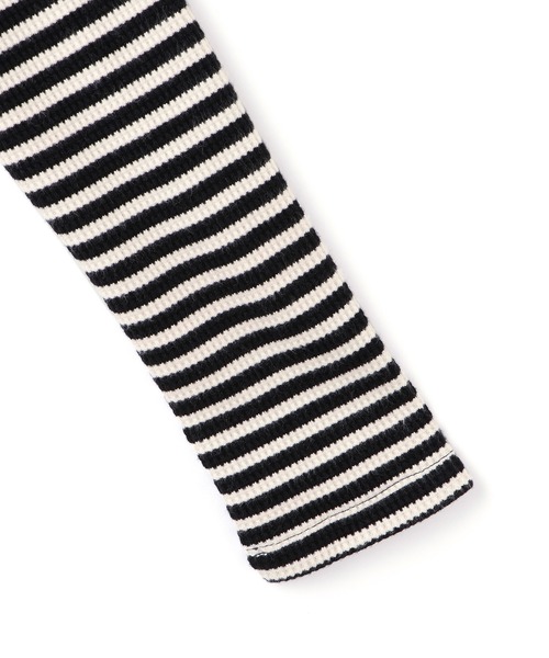 ADAM ET ROPE'(アダムエロペ)の「【WEB限定】ツイストビスチェドッキングプルオーバー(Tシャツ/カットソー・レディース・チャコールグレー/ブラック系その他/ホワイト系その他・FREE)」の20枚目の写真