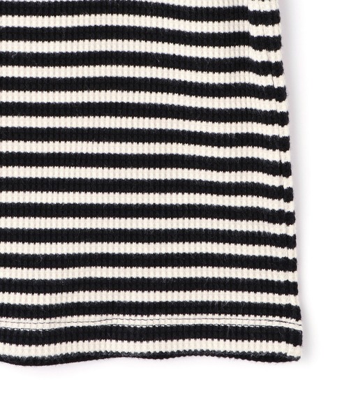 ADAM ET ROPE'(アダムエロペ)の「【WEB限定】ツイストビスチェドッキングプルオーバー(Tシャツ/カットソー・レディース・チャコールグレー/ブラック系その他/ホワイト系その他・FREE)」の21枚目の写真