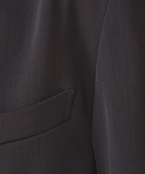 qualite（カリテ）の「【UVカット/ストレッチ/セットアップ対応】ドライカルゼノーカラージャケット/春服/夏服/オフィスカジュアル/セレモニー（テーラードジャケット・レディース・チャコールグレー/ベージュ・38/36）」の22枚目の写真