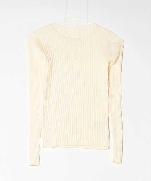 FREE STYLISTS(フリー スタイリスト)の「YUGA_YGMC Korean-style ribbed knit and tight vest set(ニット/セーター・レディース・ベビーピンク/オフホワイト/ネイビー・FREE)」の5枚目の写真