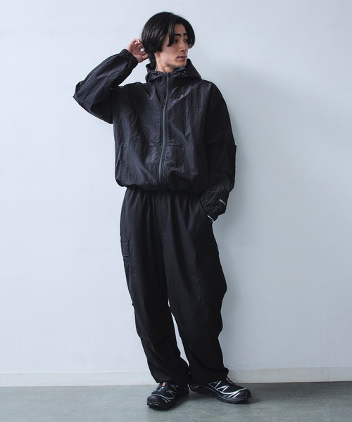 DAWNCE(ダウンス)の「イージーワイドカーゴパンツ(カーゴパンツ・メンズ・ブラック/カーキ・L/M)」の21枚目の写真