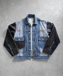 Iroquois | CENTER SEAM JKT×LEATHER(ブルゾン)