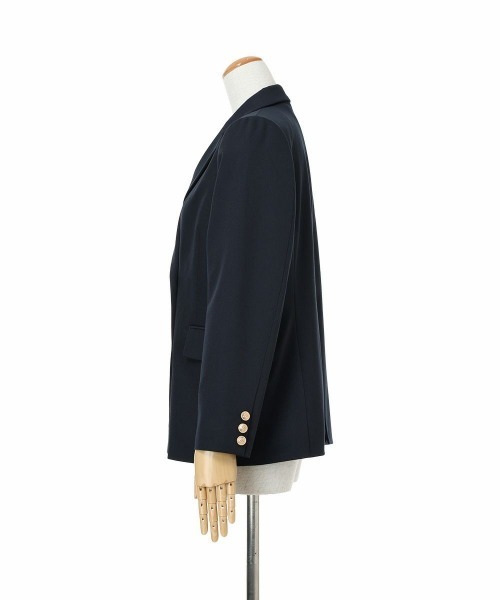 an another angelus（アンアナザーアンジェラス）の「ゴールド釦ダブルジャケット/fint フィント（その他アウター・レディース・ネイビー・2/1）」の3枚目の写真
