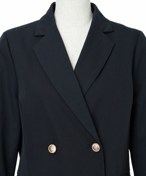 an another angelus（アンアナザーアンジェラス）の「ゴールド釦ダブルジャケット/fint フィント（その他アウター・レディース・ネイビー・2/1）」の4枚目の写真