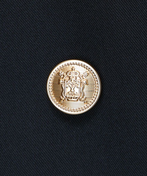 an another angelus（アンアナザーアンジェラス）の「ゴールド釦ダブルジャケット/fint フィント（その他アウター・レディース・ネイビー・2/1）」の5枚目の写真