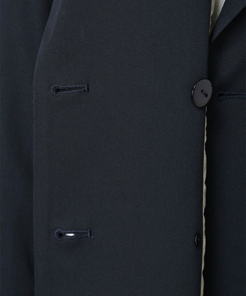 an another angelus（アンアナザーアンジェラス）の「ゴールド釦ダブルジャケット/fint フィント（その他アウター・レディース・ネイビー・2/1）」の8枚目の写真