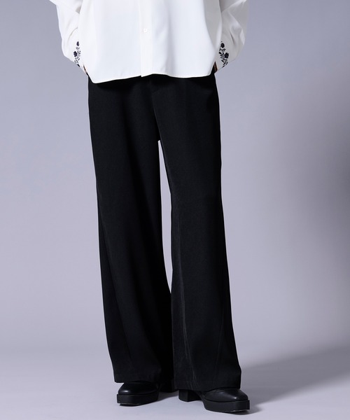 Ellno Loset(エルノロゼット)の「カーブラインパンツ(スラックス・メンズ・ブラック/アイボリー・X-SMALL/MEDIUM/LARGE/SMALL)」の16枚目の写真